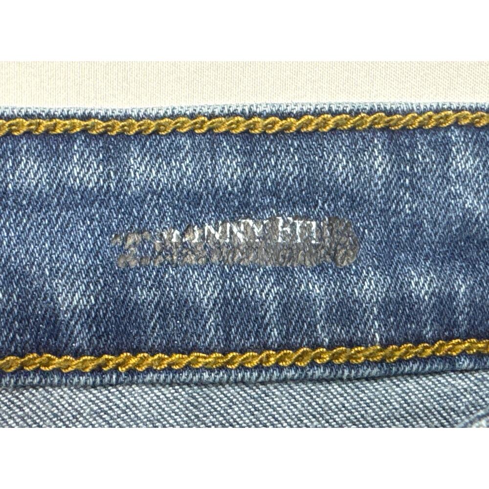 Judy Blue Women's Leopard Print Peek-A-Boo Skinny Fit Jeans - Size 11/30 (30x28) - Picture 6 of 7
